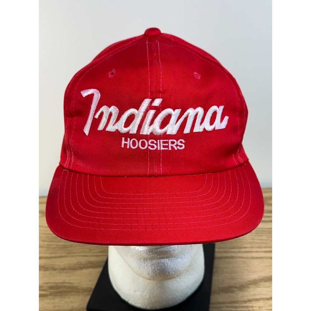 Vintage 90s Sports Specialties Twill Single Script Indiana Hoosiers Snapback Hat